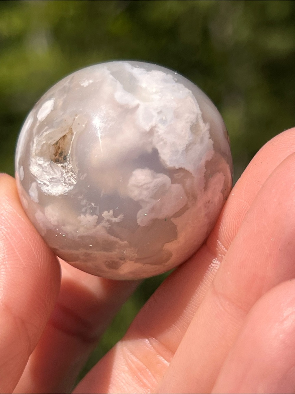 Agate (2) sphere | crystal